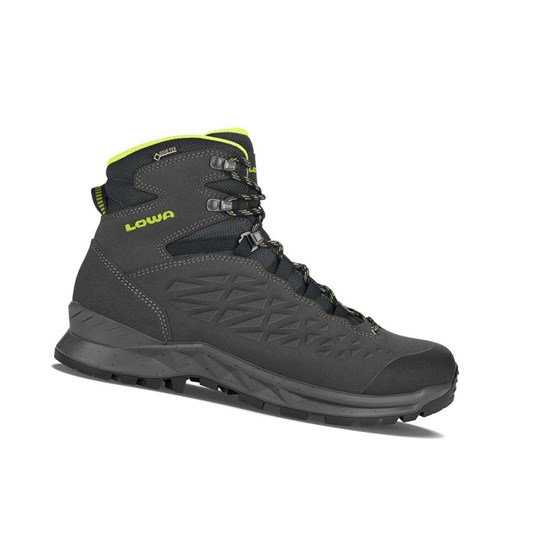 Botas Montaña Lowa Explorer GTX Mid Hombre Anthracite / Lime | ICZNE5193