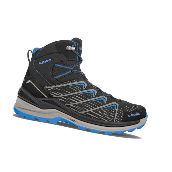 Botas Montaña Lowa Ferrox Pro GTX Mid Hombre Negros Azules | MAZGT5036