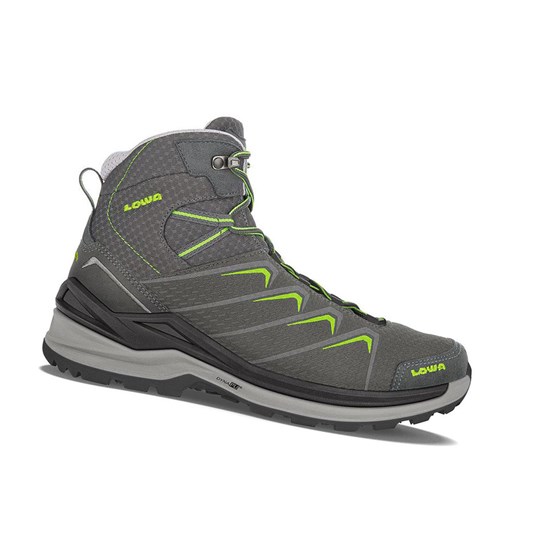 Botas Montaña Lowa Ferrox Pro GTX Mid Hombre Graphite / Lime | UYFSE8497