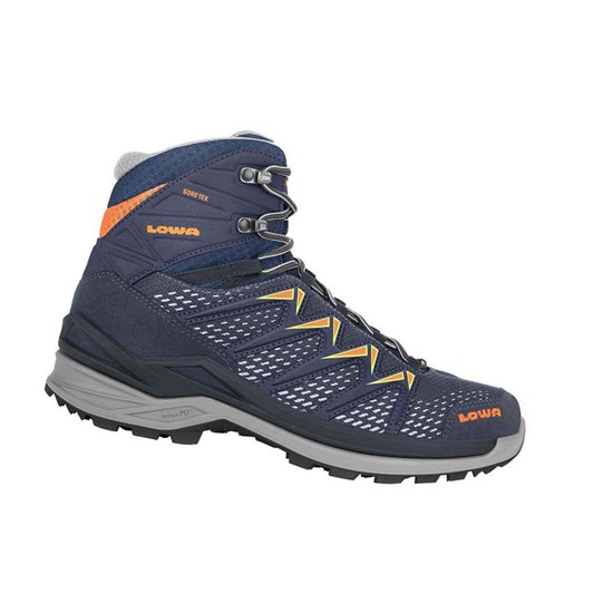 Botas Montaña Lowa Innox Pro GTX Mid Hombre Azul Marino | IDTNM1082