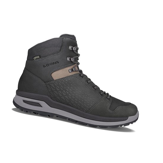 Botas Montaña Lowa Locarno GTX Mid Hombre Anthracite | LOUTD4796