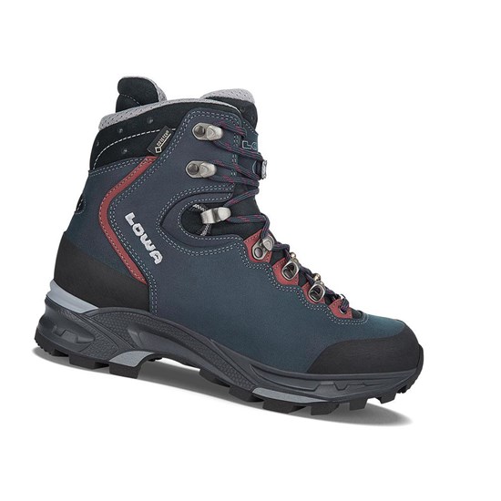 Botas Montaña Lowa Mauria GTX WS Mujer Azules Oscuro | VADWE1057