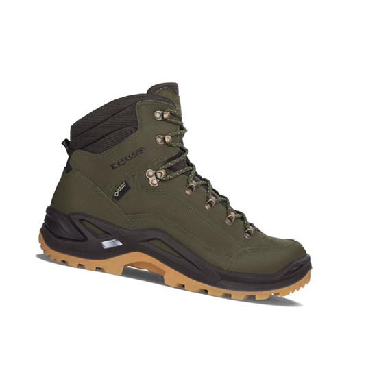 Botas Montaña Lowa Renegade GTX Mid Hombre Marrom Oscuro | FURLY7041