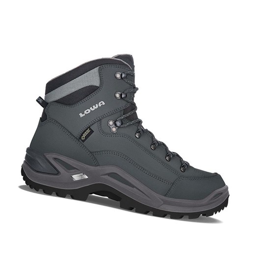 Botas Montaña Lowa Renegade GTX Mid Hombre Azules | FXZMO9651
