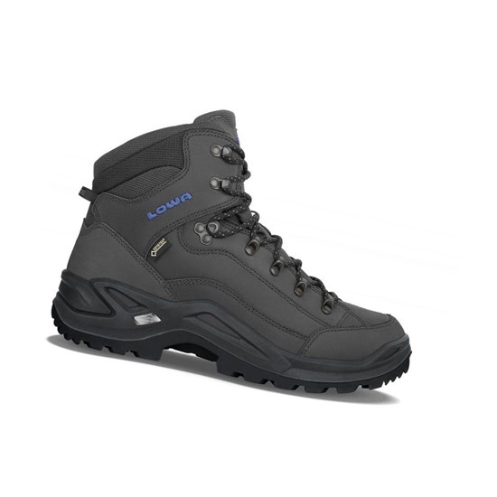 Botas Montaña Lowa Renegade GTX Mid Hombre Azules | LZGWV9832