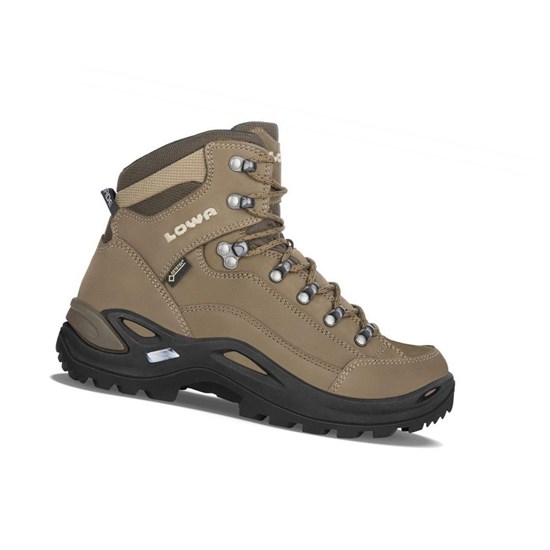 Botas Montaña Lowa Renegade GTX Mid WS Mujer Taupe | GRQKX2096