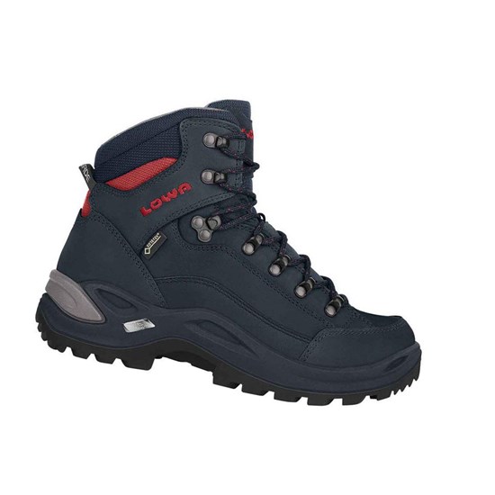 Botas Montaña Lowa Renegade GTX Mid WS Mujer Azul Marino | LYSPO6783