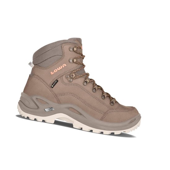 Botas Montaña Lowa Renegade GTX Mid WS Mujer Albaricoque | NTHUL7093