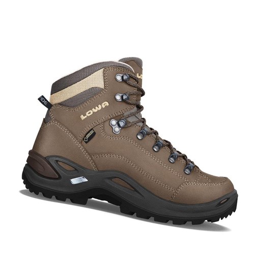 Botas Montaña Lowa Renegade GTX Mid WS Mujer Stone | RVEOD8259