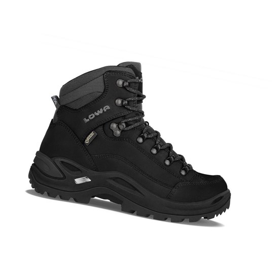 Botas Montaña Lowa Renegade GTX Mid WS Mujer Negros Oscuro | VYADI9804