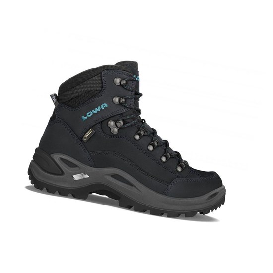 Botas Montaña Lowa Renegade GTX Mid WS S Mujer Turquesa | HLWBZ6247