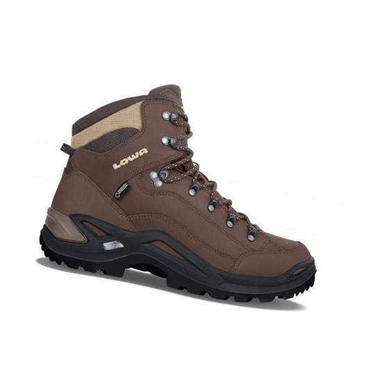 Botas Montaña Lowa Renegade GTX Mid W Hombre Marrom | MXLIS5829
