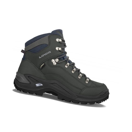Botas Montaña Lowa Renegade GTX Mid W Hombre Grises Oscuro | QOJDK5874