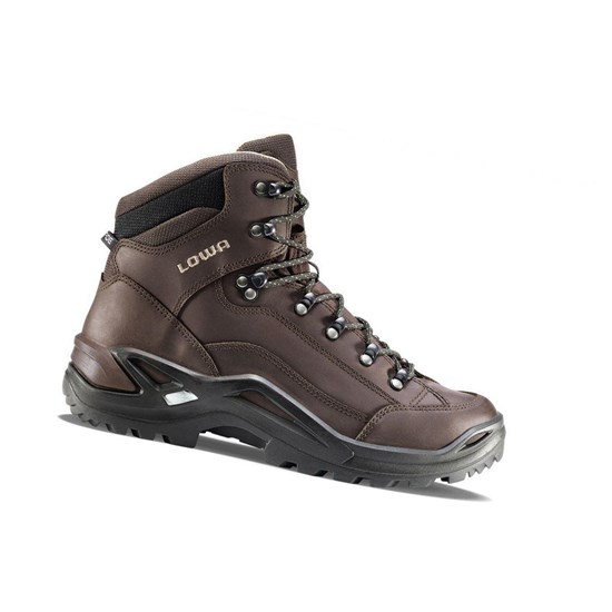 Botas Montaña Lowa Renegade LL Mid Hombre Marrom | XLTHG9182