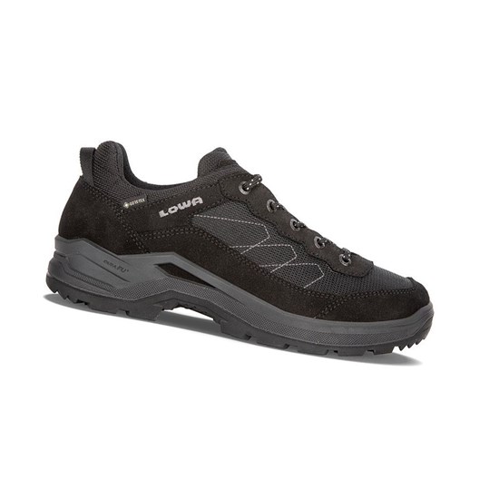 Botas Montaña Lowa Taurus Pro GTX LO Hombre Negros | TKYZI6859