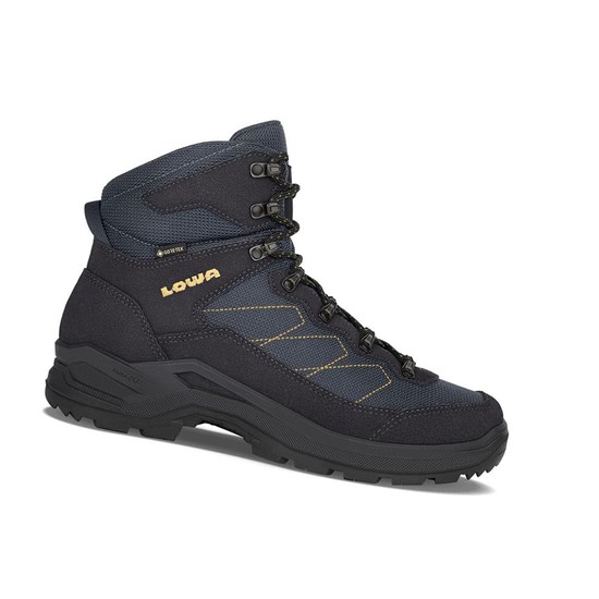 Botas Montaña Lowa Taurus Pro GTX Mid Hombre Azul Marino | ZEBNF2496