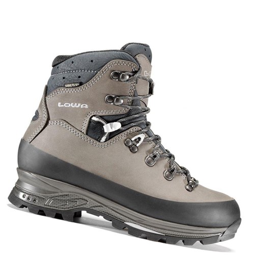Botas Montaña Lowa Tibet GTX WS Mujer Grises Oscuro Azul Marino | MHAYC0492