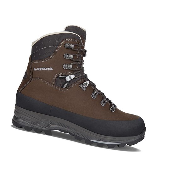 Botas Montaña Lowa Tibet LL Hombre Marrom Oscuro | VCJNA3076