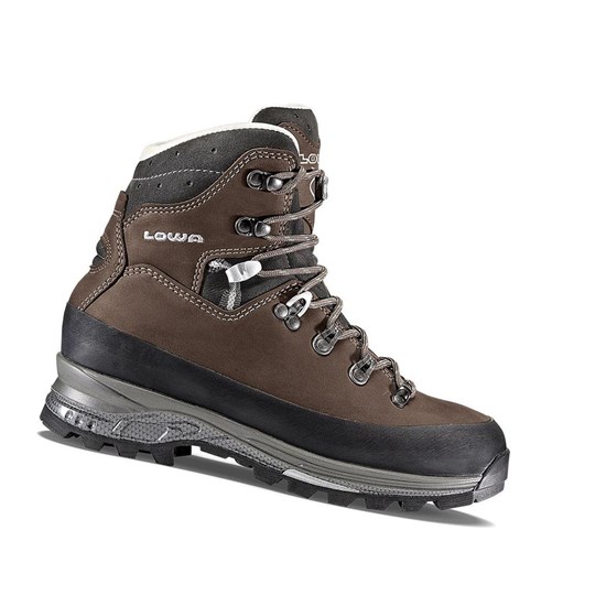 Botas Montaña Lowa Tibet LL WS Mujer Marrom Oscuro | RXYGJ9241
