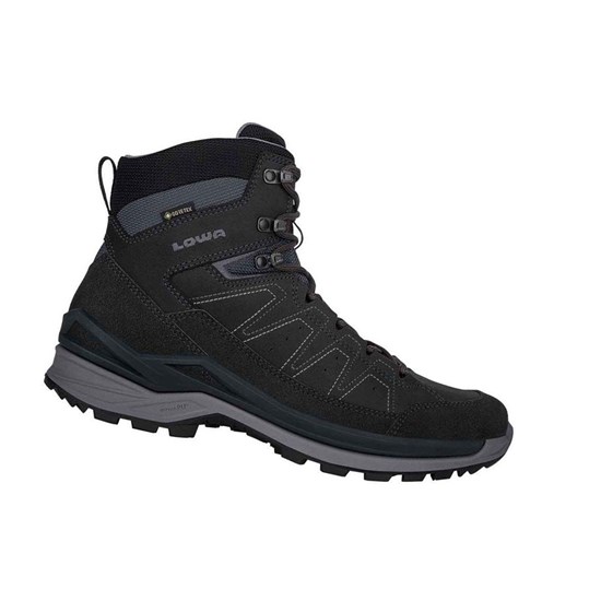 Botas Montaña Lowa Toro Evo GTX Mid Hombre Negros Grises | ITCEO1574