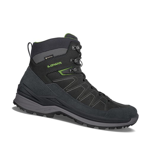 Botas Montaña Lowa Toro Evo GTX Mid Hombre Azules Verdes | JTWUA5039
