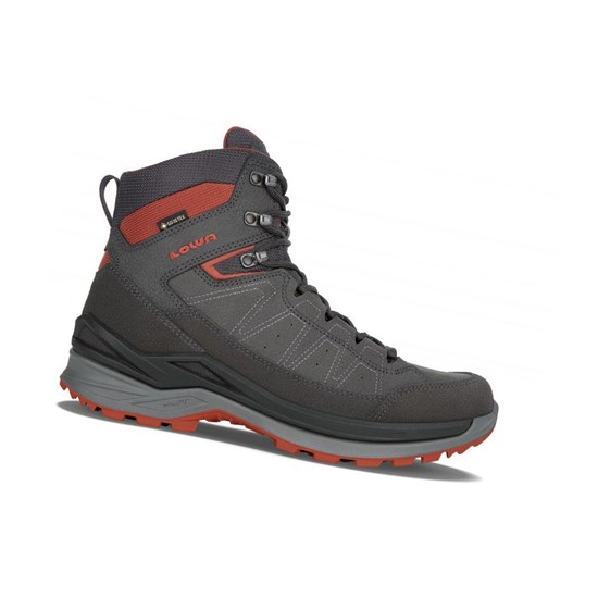 Botas Montaña Lowa Toro Evo GTX Mid Hombre Graphite / Rust | OCXMH9658