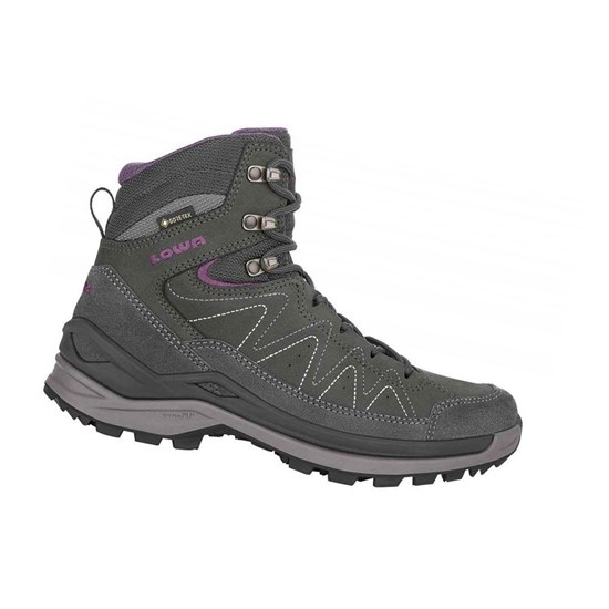 Botas Montaña Lowa Toro Evo GTX Mid WS Mujer Anthracite / Aubergine | GXSJA4972