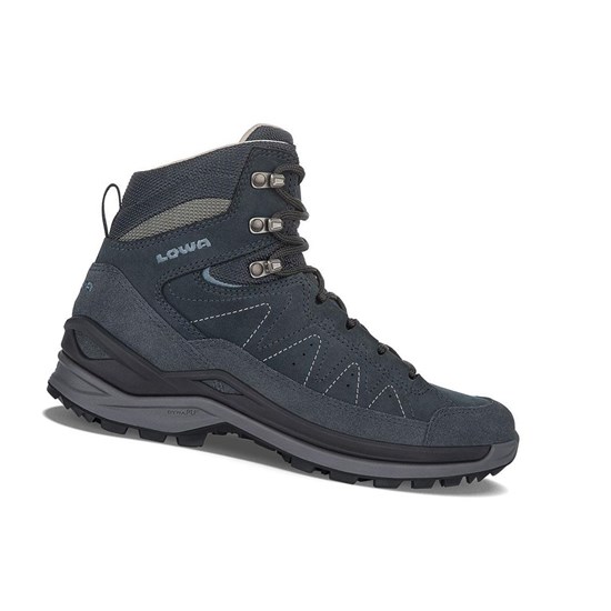 Botas Montaña Lowa Toro Evo LL Mid WS Mujer Azul Marino Azules | INTXB5631