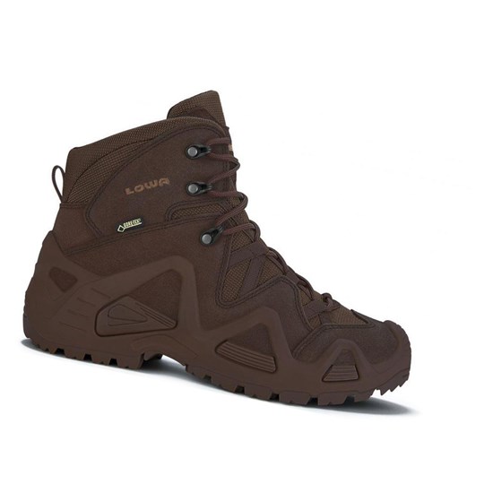 Botas Montaña Lowa Zephyr GTX Mid Hombre Marrom Oscuro | GWJLO6239