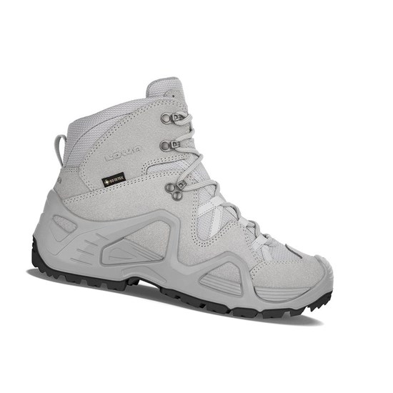 Botas Montaña Lowa Zephyr GTX Mid WS Mujer Grises Claro | HIWMP2107