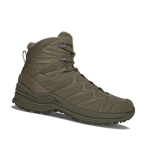 Botas Tácticas Lowa Innox Pro GTX Mid TF Hombre Verdes | YPJTM3478