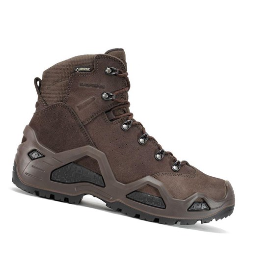 Botas Tácticas Lowa Z-6S GTX Hombre Marrom Oscuro | DQKGS3592