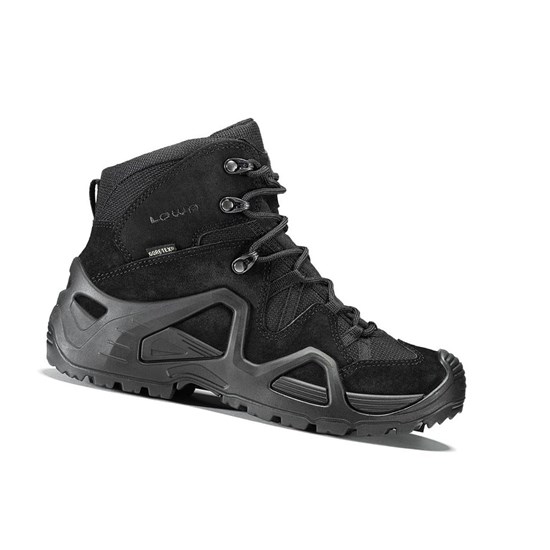 Botas Tácticas Lowa Zephyr GTX Mid TF WS Mujer Negros Negros | OJVHY5196