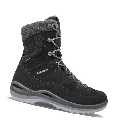 Botas de Invierno Lowa Calceta III GTX WS Mujer Negros Grises | PALKJ0328
