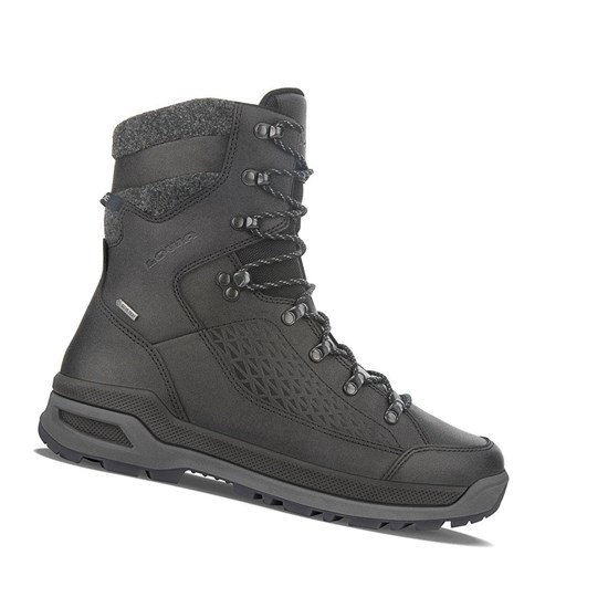 Botas de Invierno Lowa Renegade Evo Ice GTX Hombre Negros | YKNQF4832