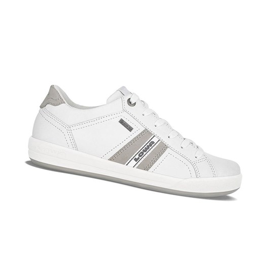 Tenis Para Caminar Lowa Cassis GTX WS Mujer Blancos | JIQVF1763