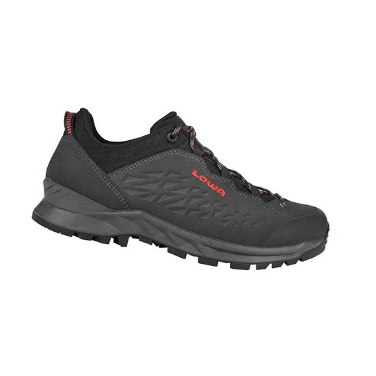 Tenis Para Caminar Lowa Explorer LO Hombre Anthracite / Flame | JRXFS4815