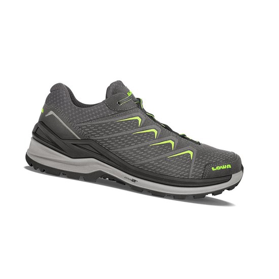Tenis Para Caminar Lowa Ferrox Pro GTX LO Hombre Graphite / Lime | VNTQH3671