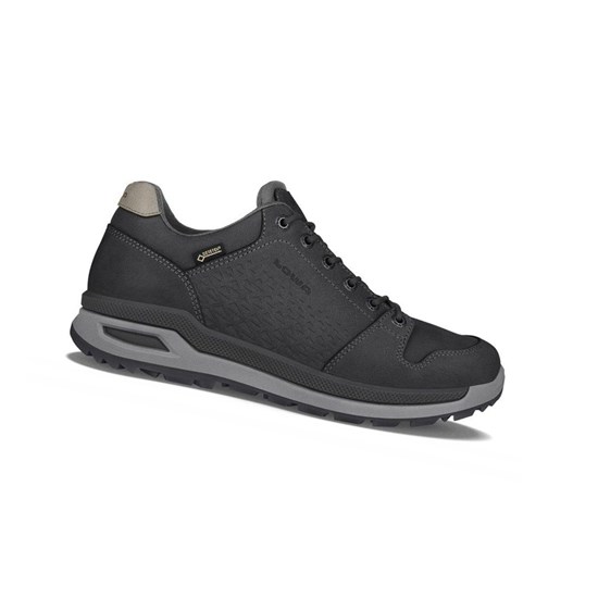 Tenis Para Caminar Lowa Locarno GTX LO Hombre Anthracite | VHAFT8942