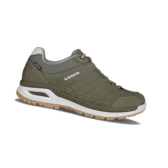 Tenis Para Caminar Lowa Locarno GTX LO WS Mujer Blancos | VPFIC0467