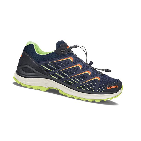 Tenis Para Caminar Lowa Maddox GTX LO Hombre Azul Marino | XOPKA6270