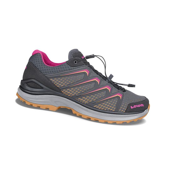Tenis Para Caminar Lowa Maddox GTX LO WS Mujer Grises | MAPBZ8504