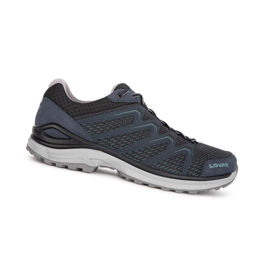 Tenis Para Caminar Lowa Maddox Hombre Azules | KVULX7049