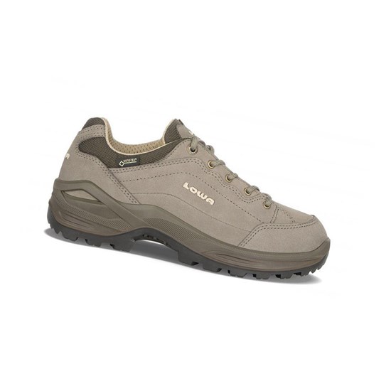 Tenis Para Caminar Lowa Renegade GTX LO WS Mujer Clove | EJCRZ4271
