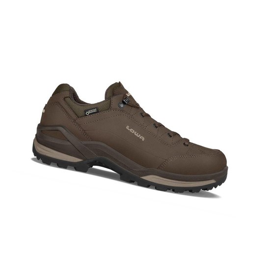 Tenis Para Caminar Lowa Renegade GTX LO Hombre Beige | NJGDP8204