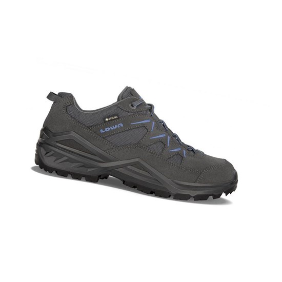 Tenis Para Caminar Lowa Sirkos Evo GTX LO Hombre Azules | QLEAR5396