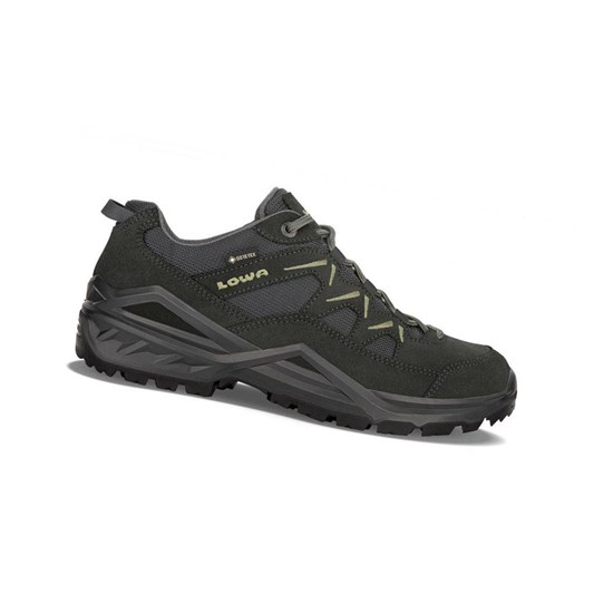 Tenis Para Caminar Lowa Sirkos Evo GTX LO Hombre Anthracite | SOALB2450
