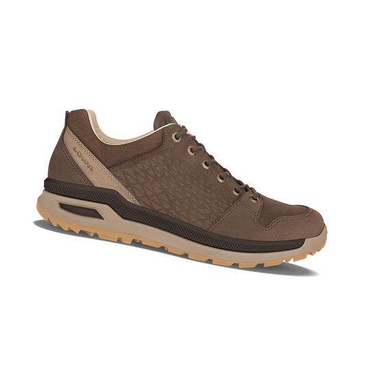 Tenis Para Caminar Lowa Strato Evo LL LO Hombre Espresso | JFIOT8904