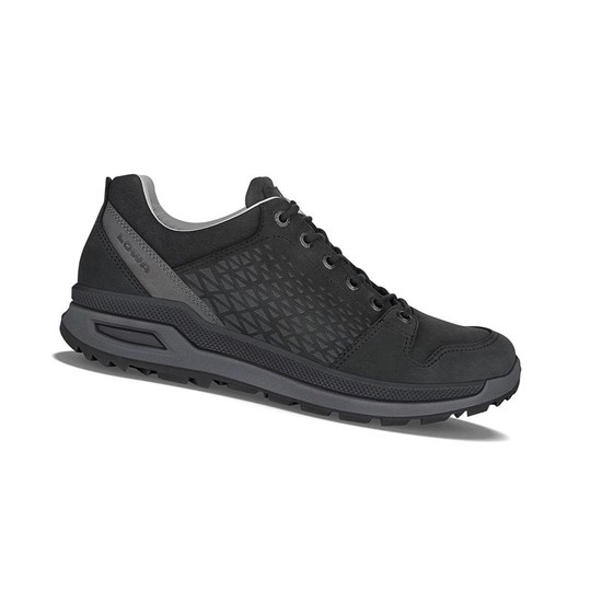 Tenis Para Caminar Lowa Strato Evo LL LO Hombre Negros | XBAGW5091