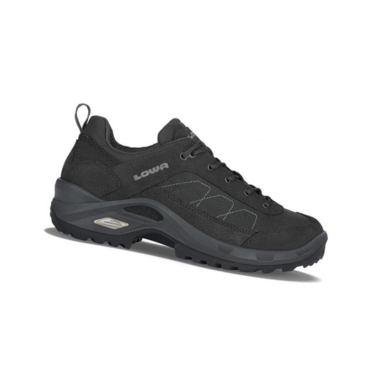 Tenis Para Caminar Lowa Taurus II GTX LO Hombre Negros | CXKHM5036